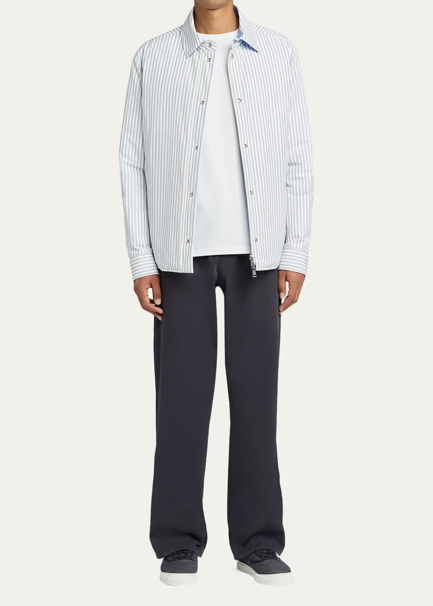 MonclerMen's Vera Leisure Denim Low-Top Sneakers