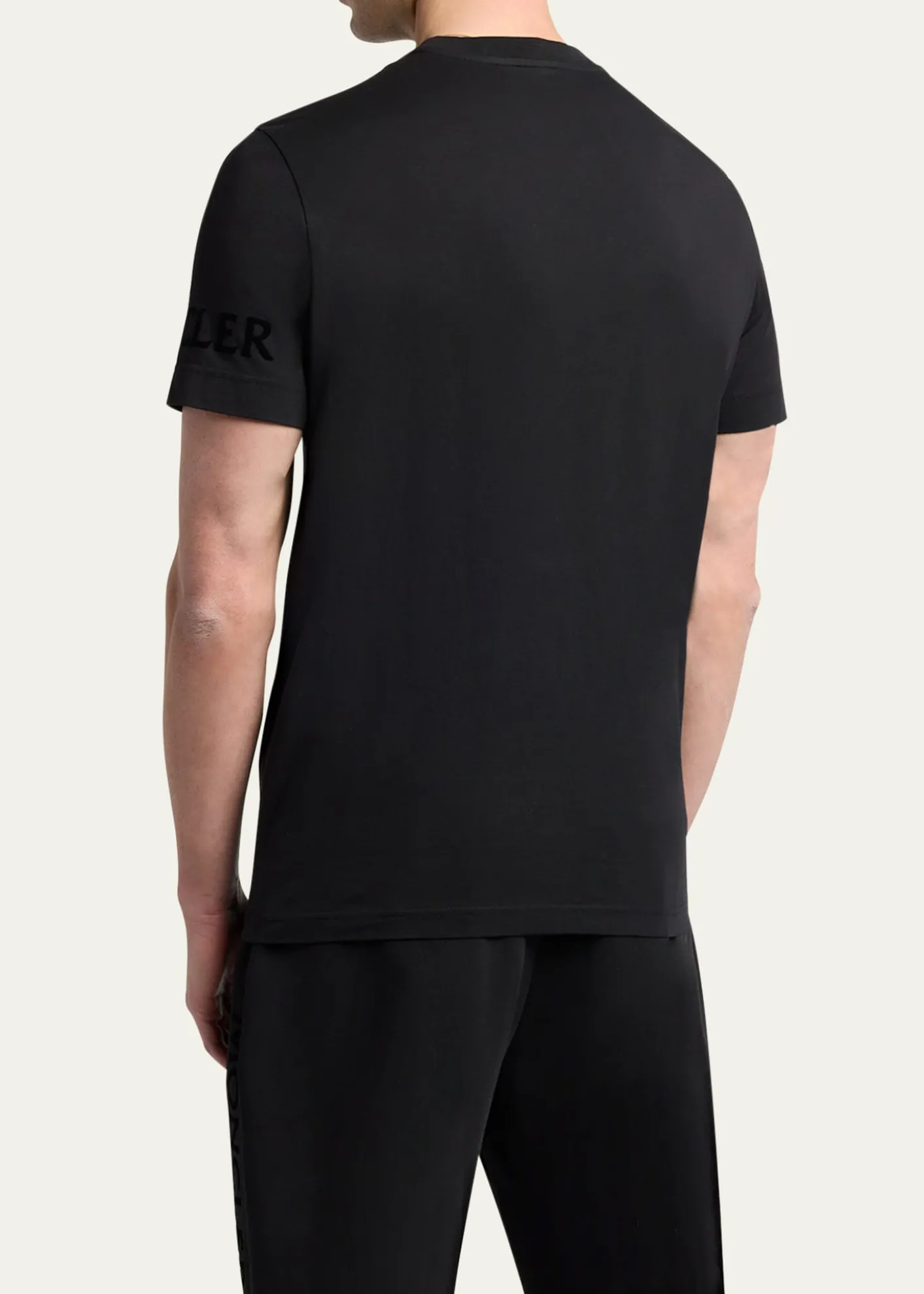 MonclerMen's Washed Cotton Logo T-Shirt