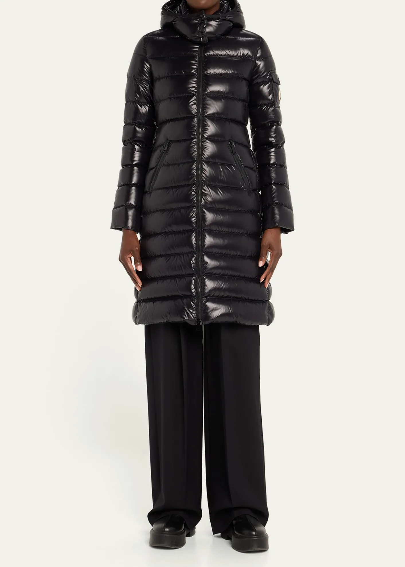 MonclerMoka Long Puffer Coat