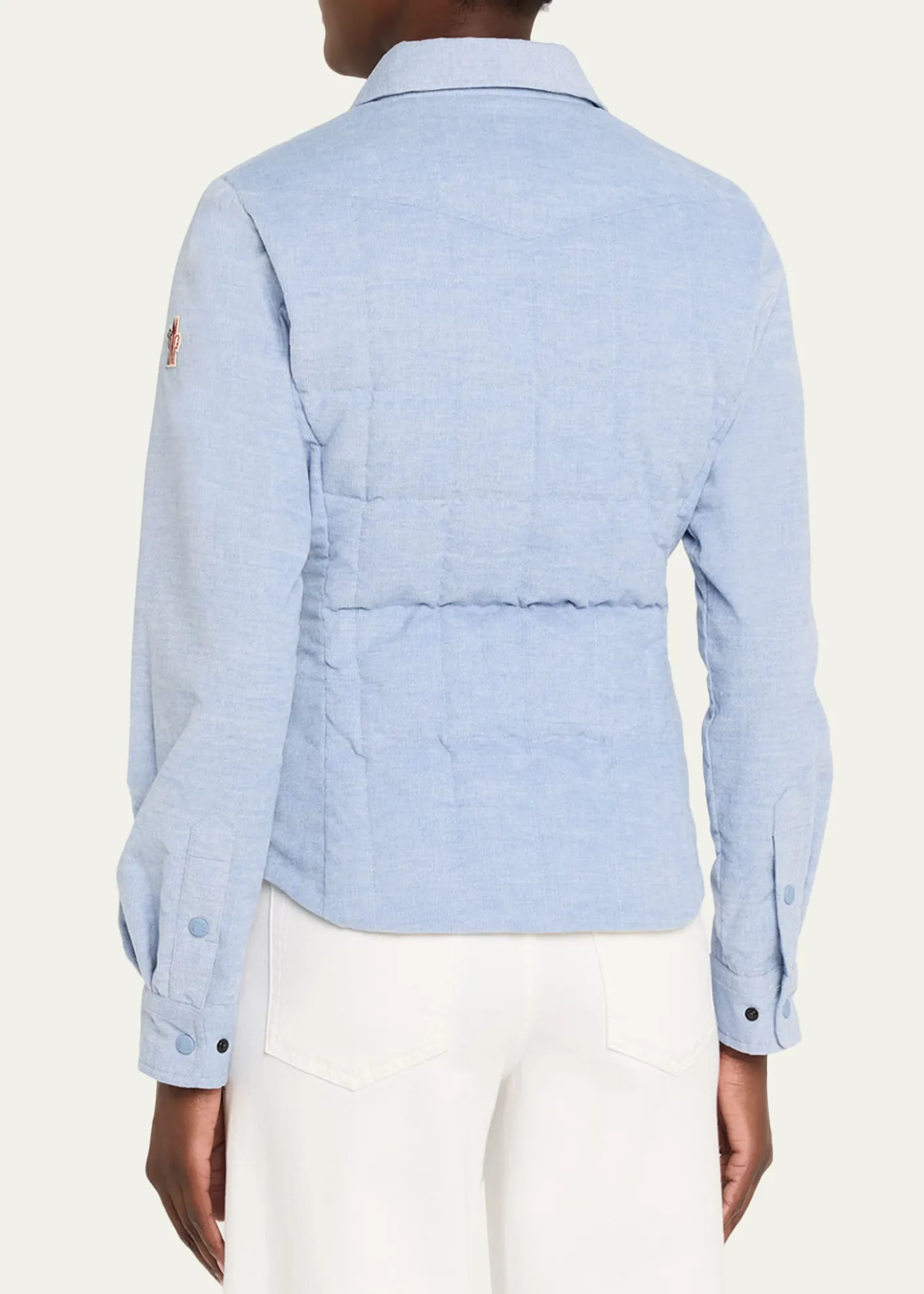 MonclerNangy Corduroy Down Shirt Jacket