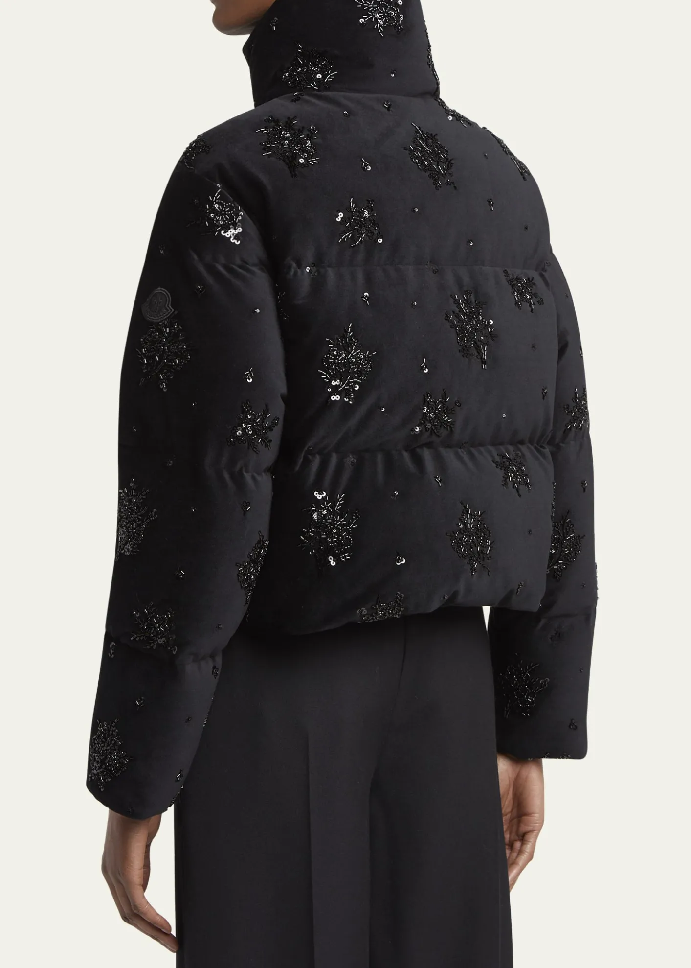 MonclerNelles Embellished Down Puffer Jacket