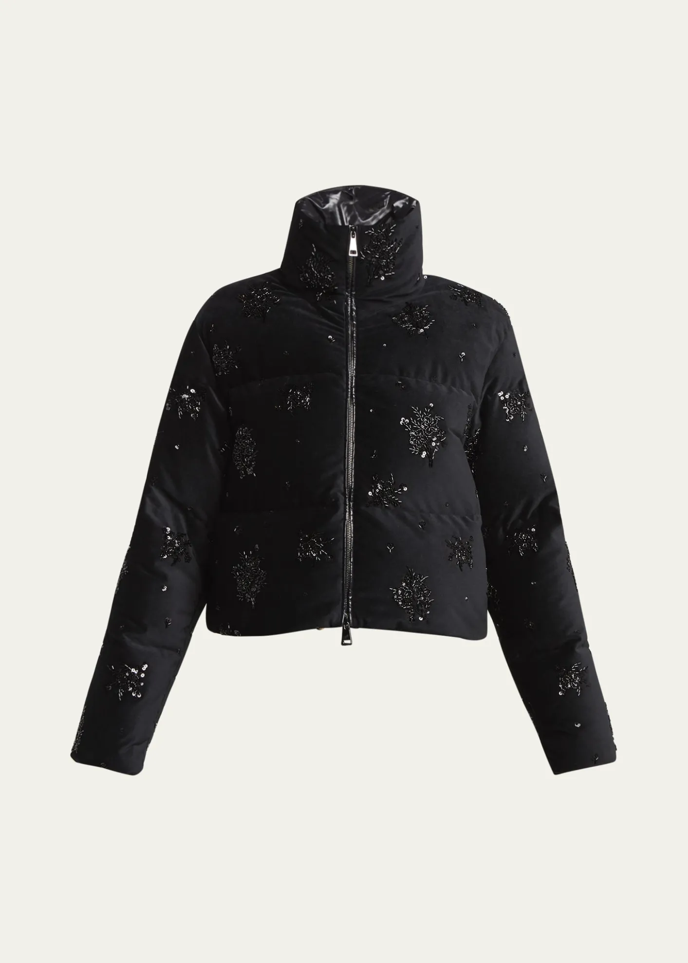 MonclerNelles Embellished Down Puffer Jacket