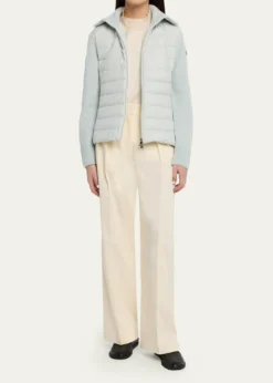 MonclerPadded Wool Zip-Up Cardigan