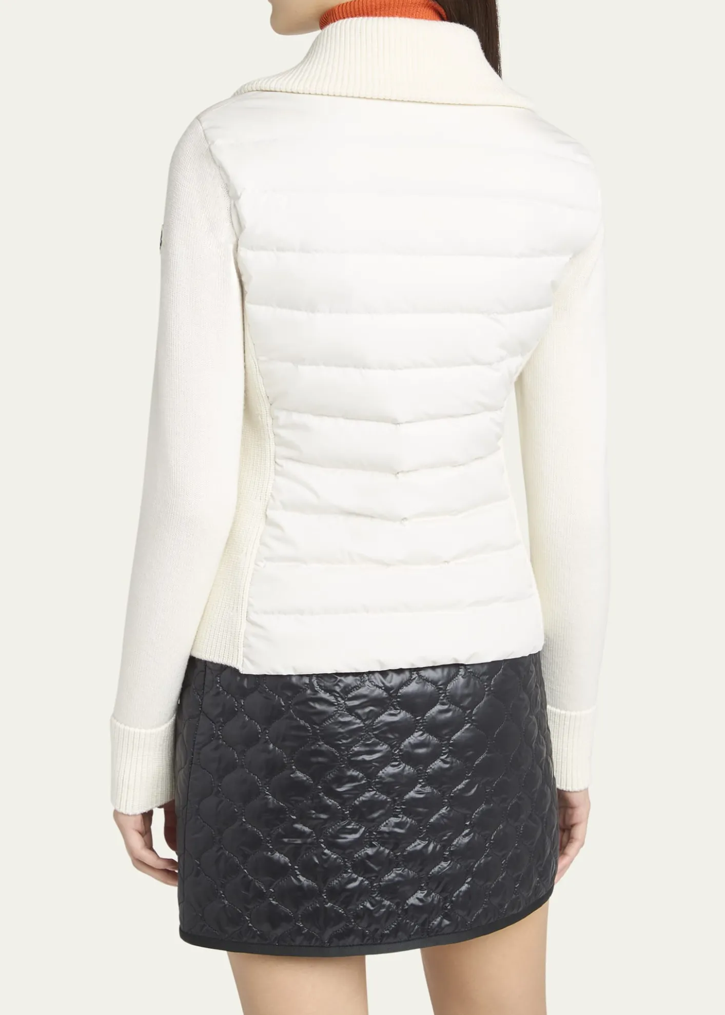 MonclerPadded Wool Zip-Up Cardigan