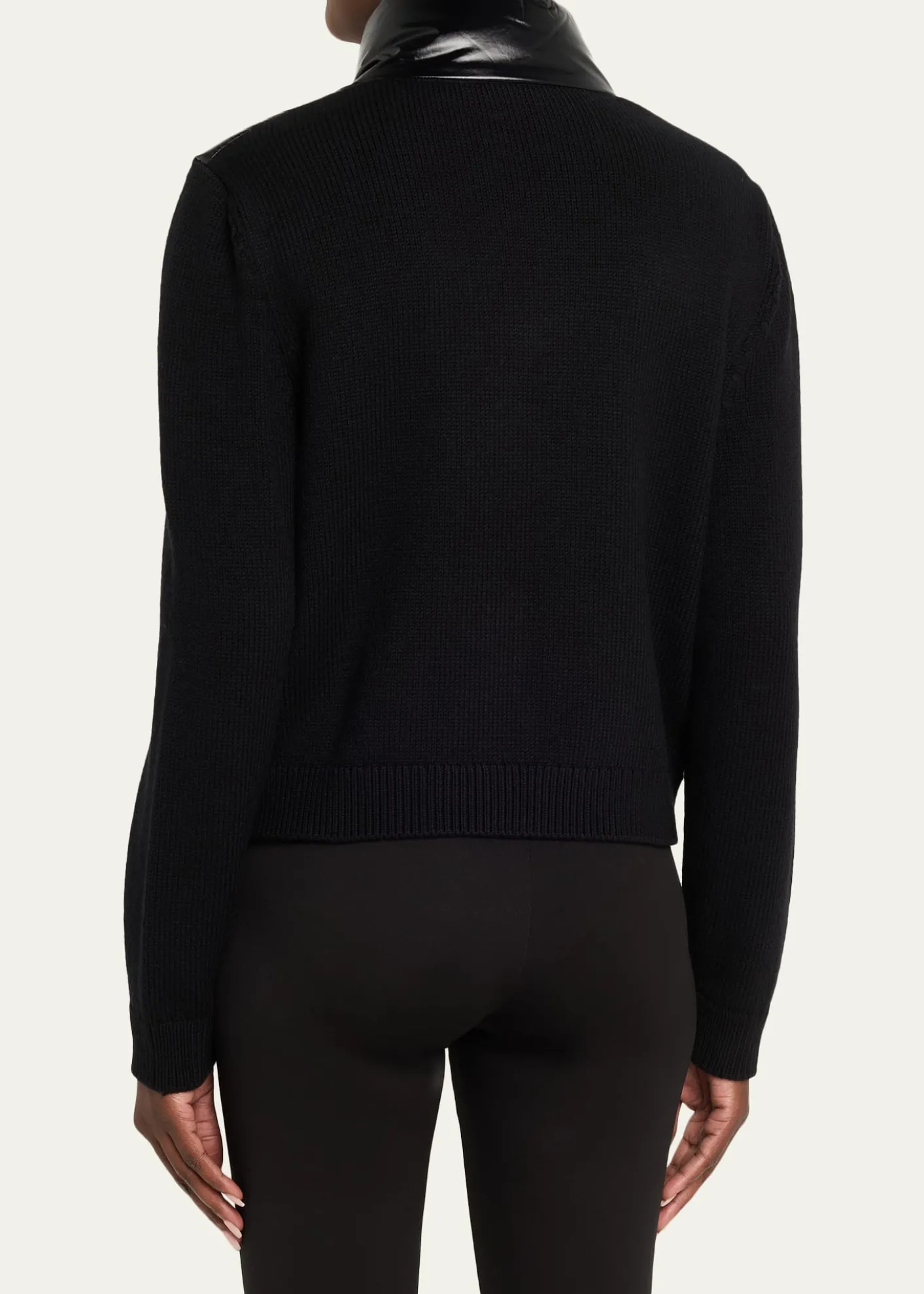 MonclerPadded Zip-Up Wool Cardigan