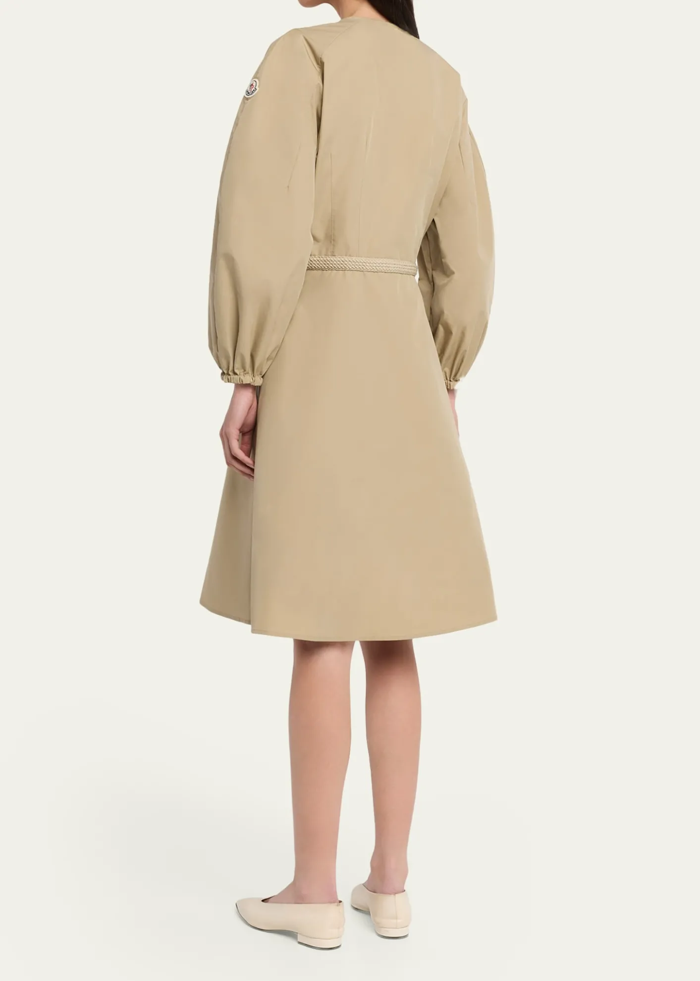 MonclerPleated Poplin Dress