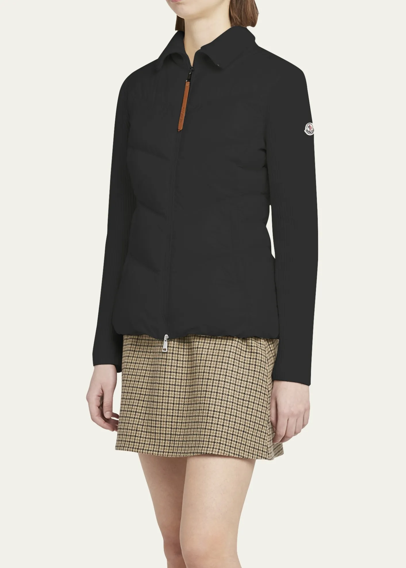 MonclerPuffer Knit Cardigan