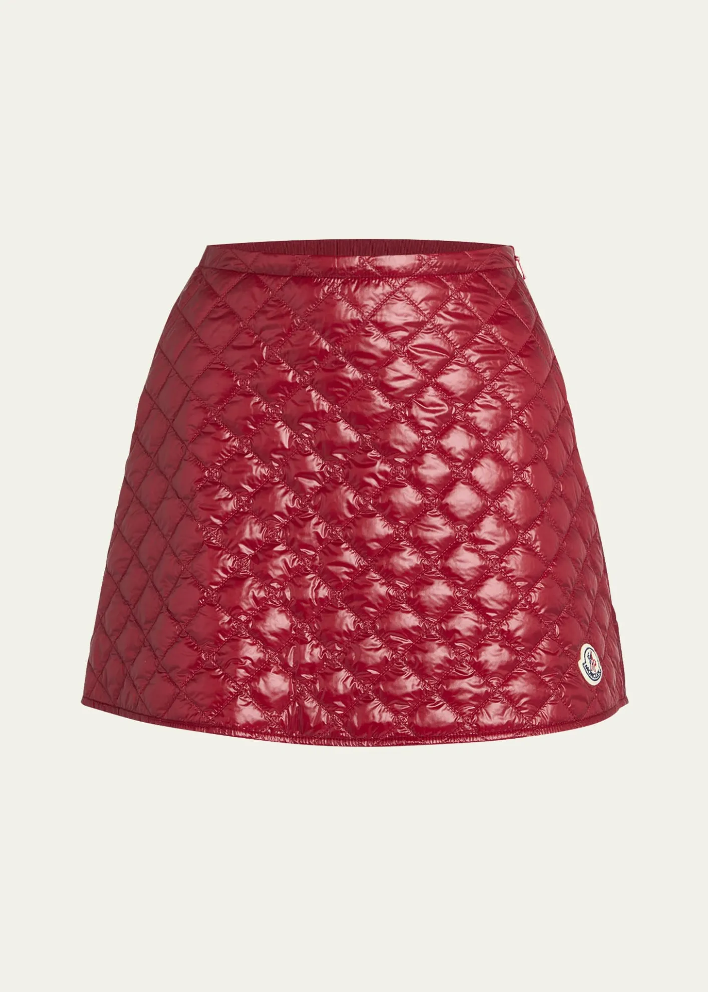 MonclerQuilted A-Line Mini Skirt