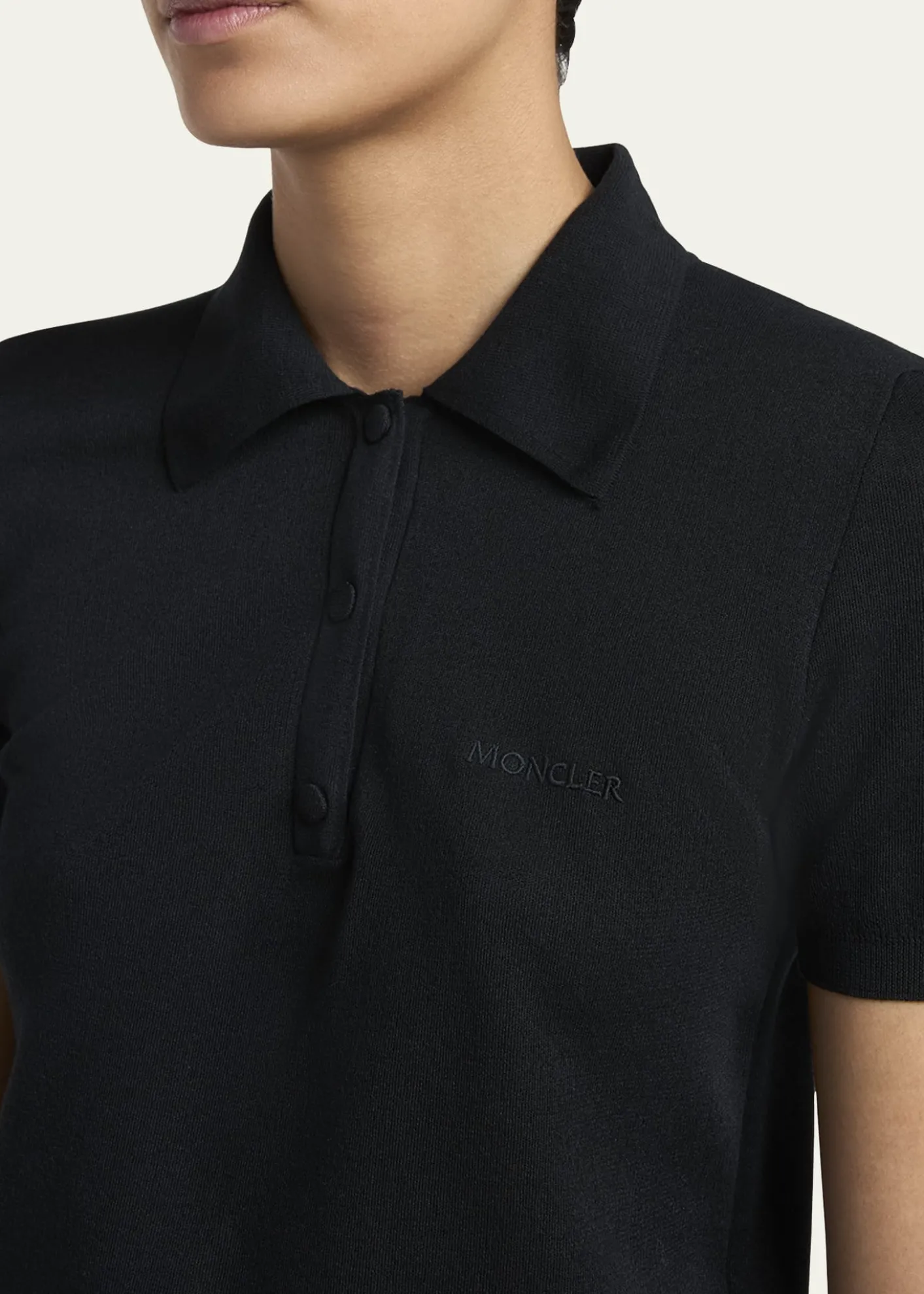 MonclerShort-Sleeve Polo Shirt