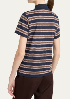 MonclerStriped Short-Sleeve Polo