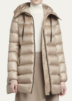 MonclerSuyen Down Quilted Nylon Hooded Parka