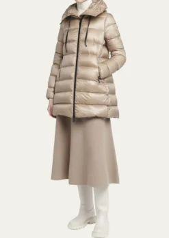 MonclerSuyen Down Quilted Nylon Hooded Parka