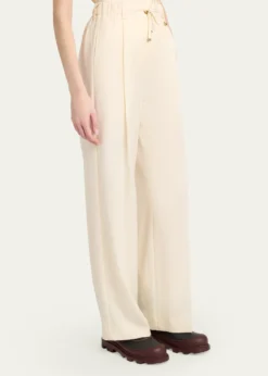 MonclerWool Gabardine Tailored Pants