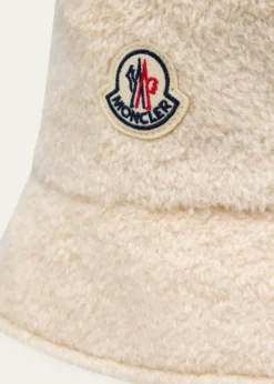 MonclerWool Logo Bucket Hat