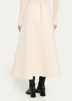 Monclerx Jil Sander Wool Midi Skirt