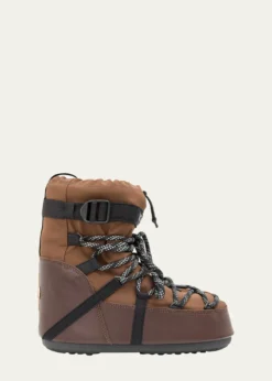 Monclerx Moon Boot Men's Icon Low Gaiter Padded Snow Boots