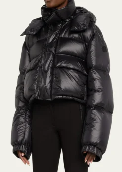 Monclerx Sacai Layered Midi Puffer Jacket