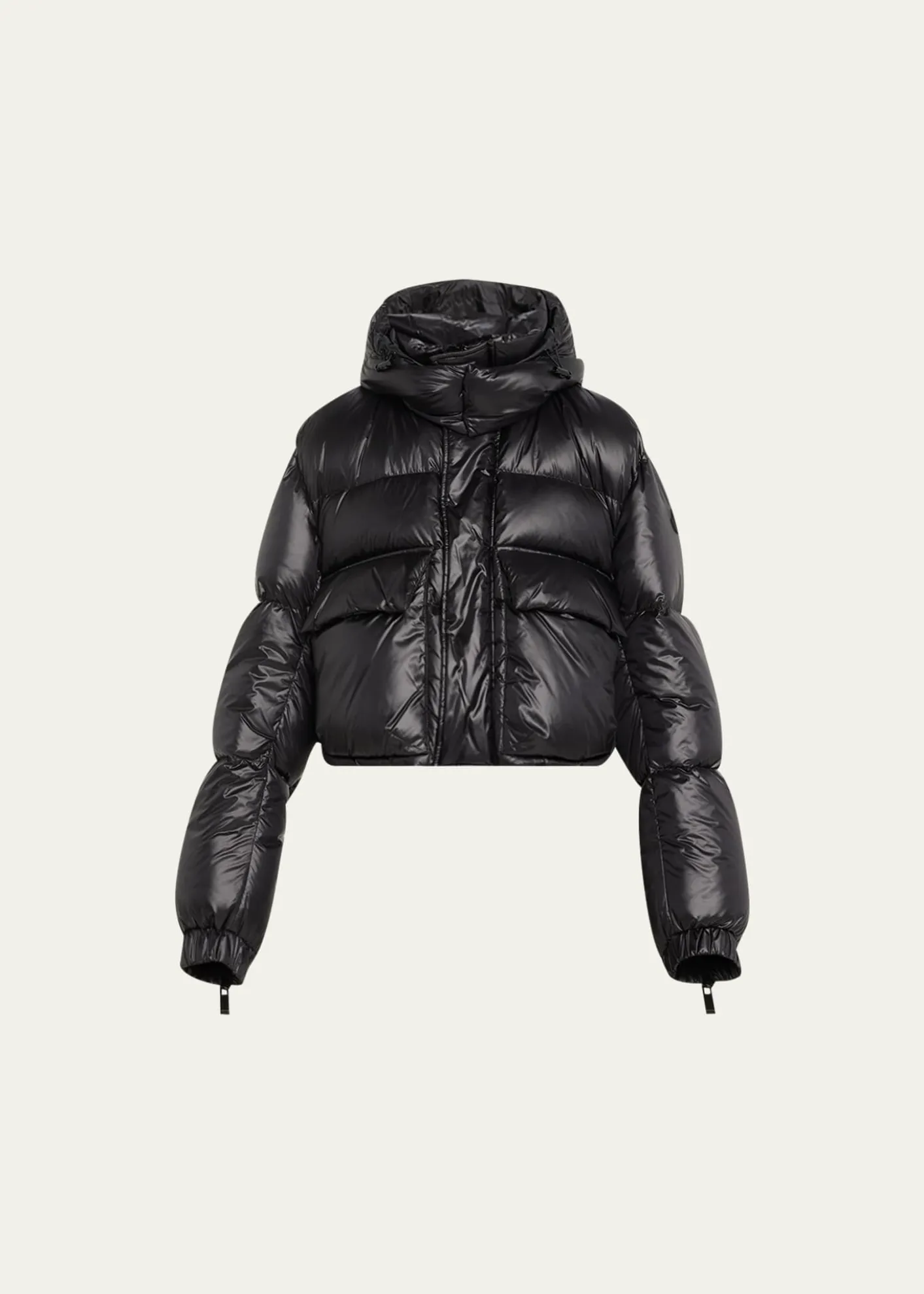 Monclerx Sacai Layered Midi Puffer Jacket