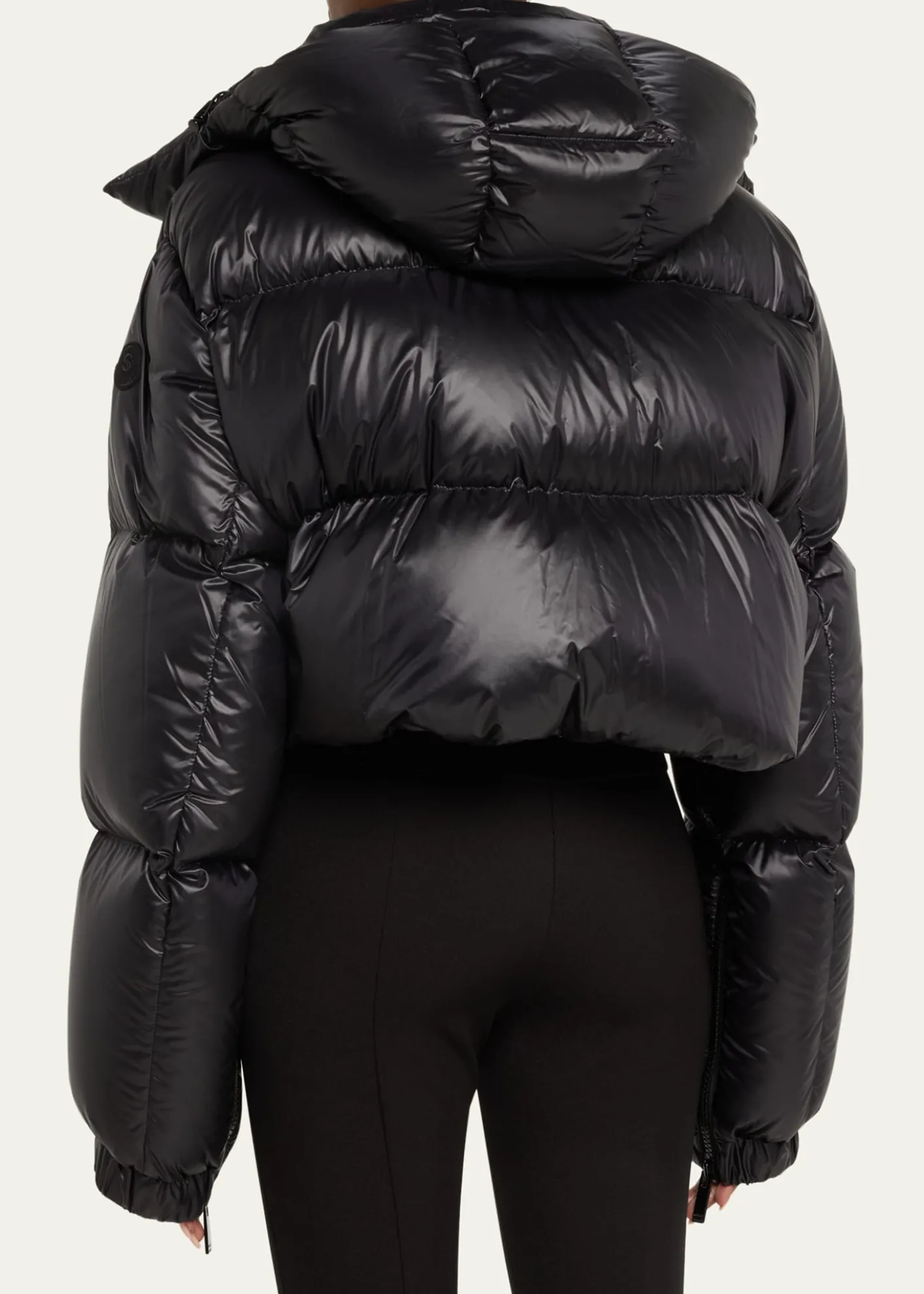 Monclerx Sacai Layered Midi Puffer Jacket