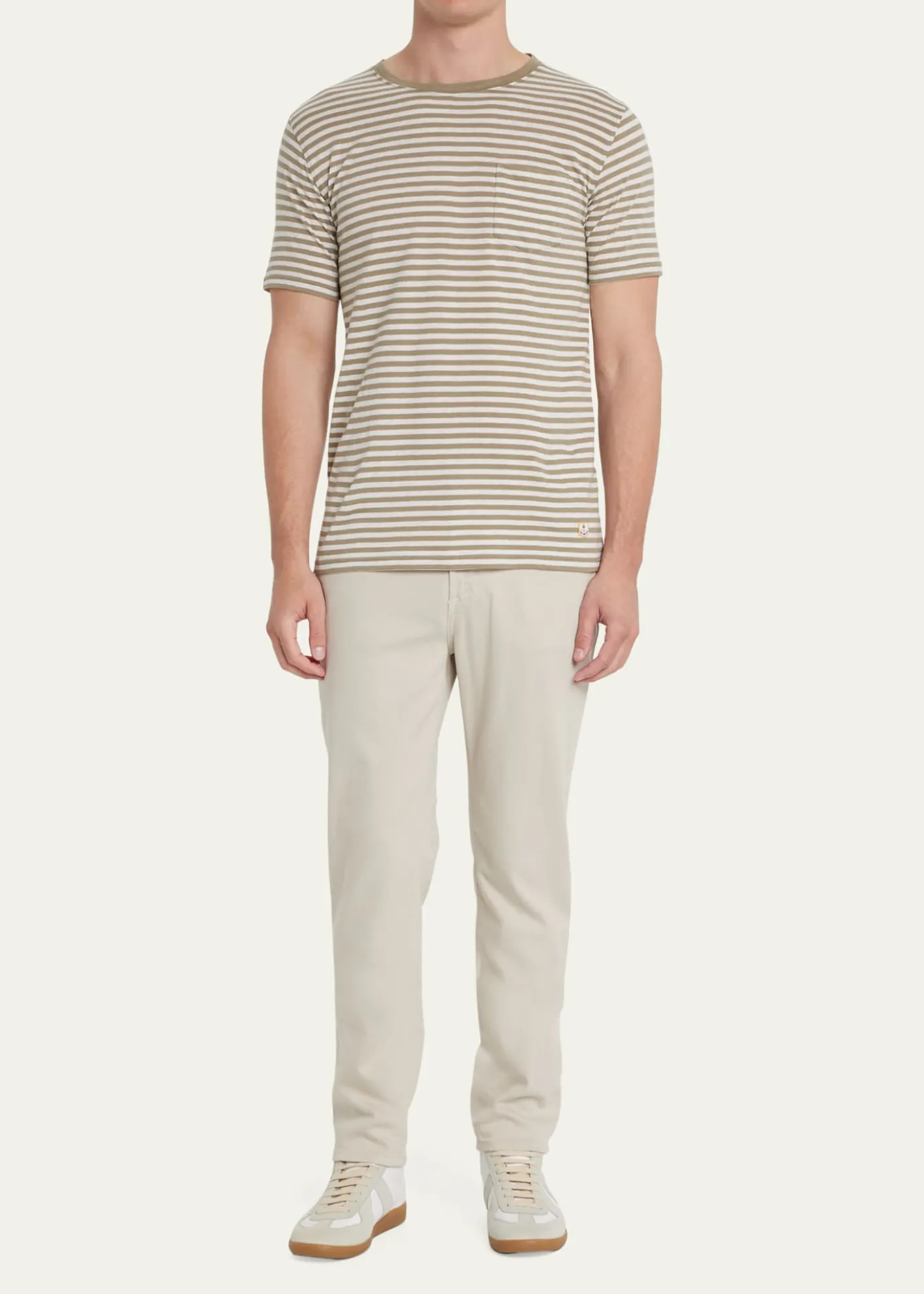 monfrereMen's Parisian Luxe Brando Khaki Pants
