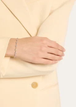 Monica Rich KosannOval Bezel-Set Rock Crystal Tennis Bracelet in Sterling Silver