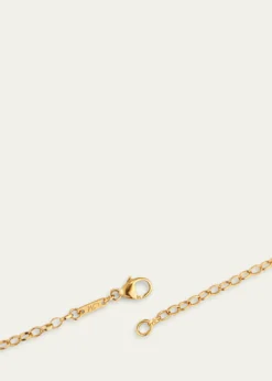 Monica Rich KosannBlack Agate Heart Necklace with Diamonds