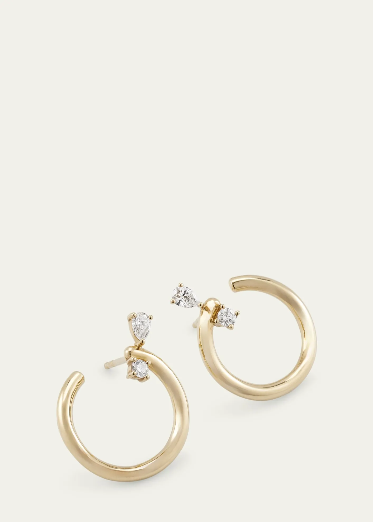 Monica Rich Kosann18k Gold Medium Galaxy Wrap Hoop Earrings