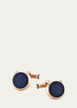 MontblancMen's Meisterstuck Round Stone Cufflinks