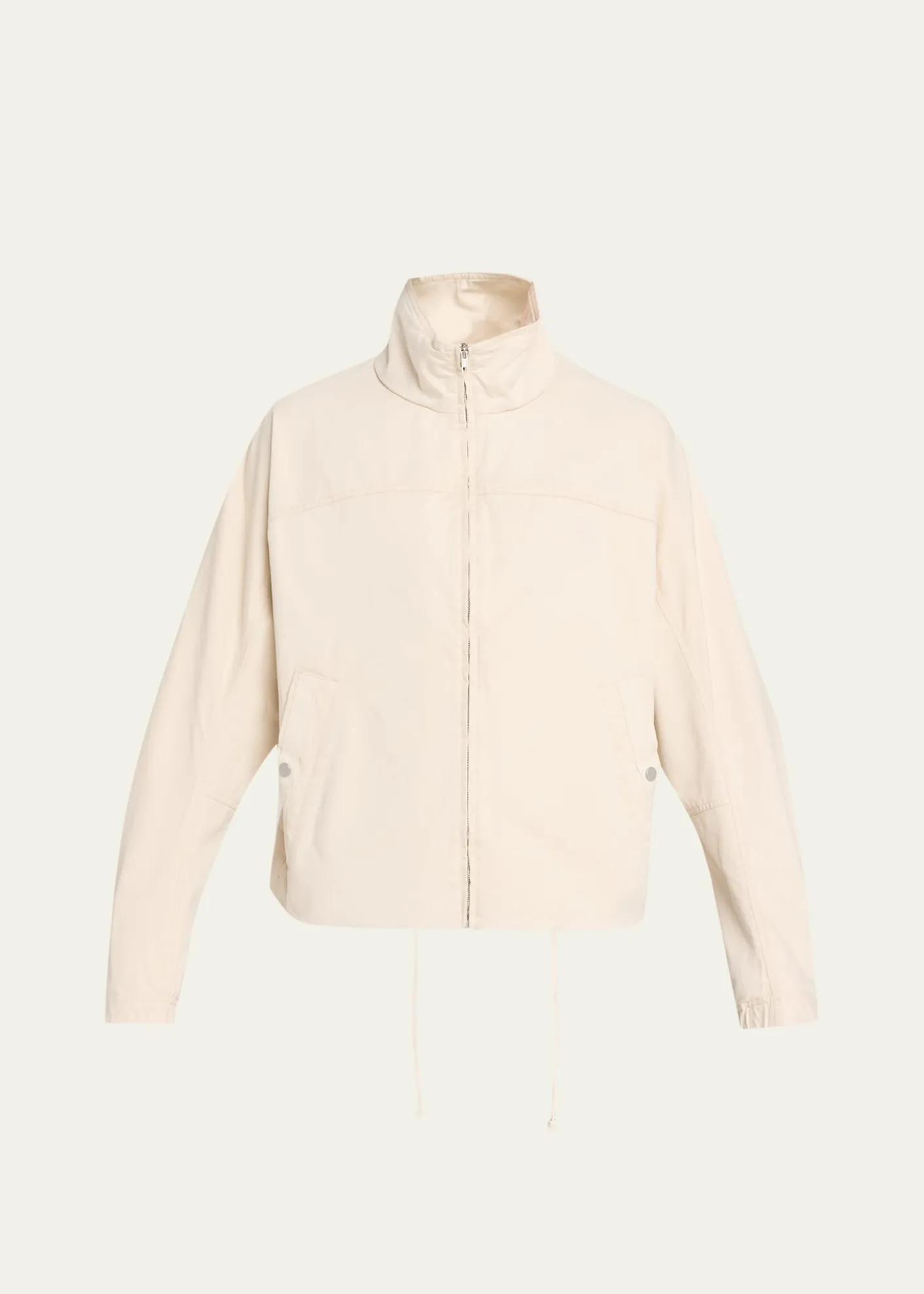 MORDECAIMen's Cotton Drill Stand-Collar Blouson Jacket
