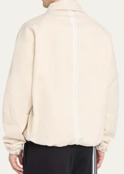 MORDECAIMen's Cotton Drill Stand-Collar Blouson Jacket