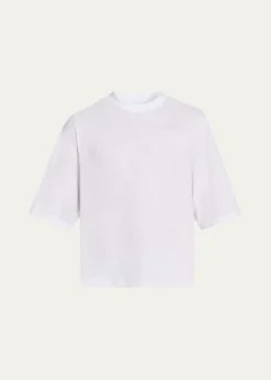 MORDECAIMen's Cotton Jersey Foulard-Print Crewneck T-Shirt