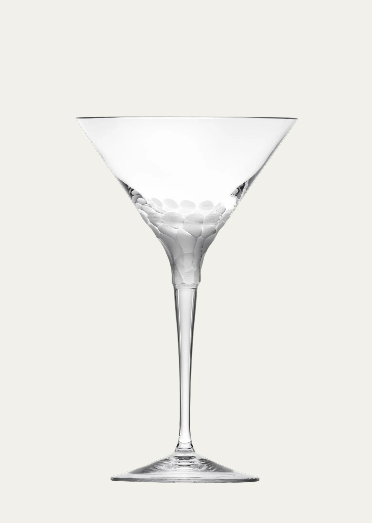 MoserPebbles Stemmed Martini Glass