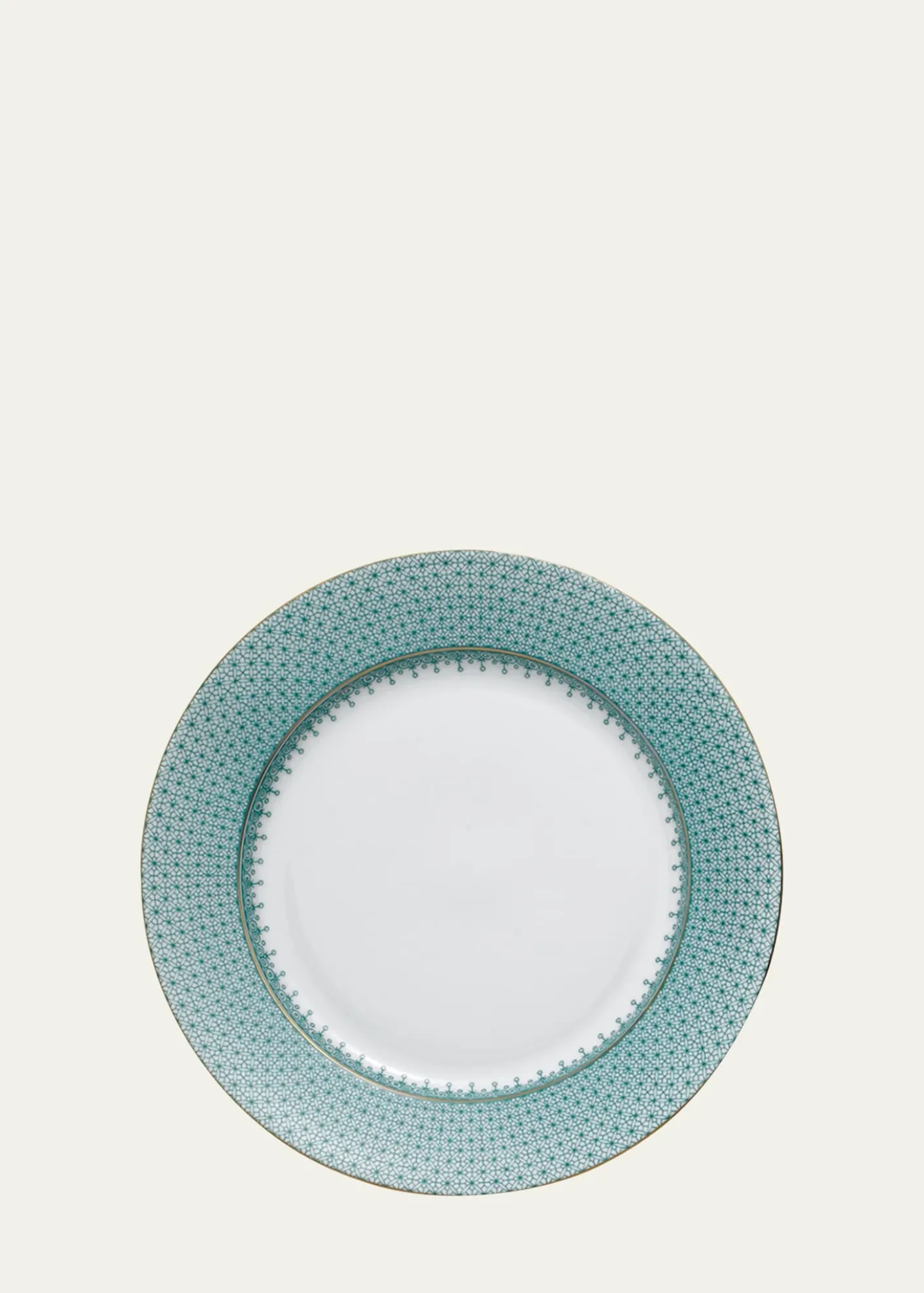 MottahedehGreen Lace Dessert Plate