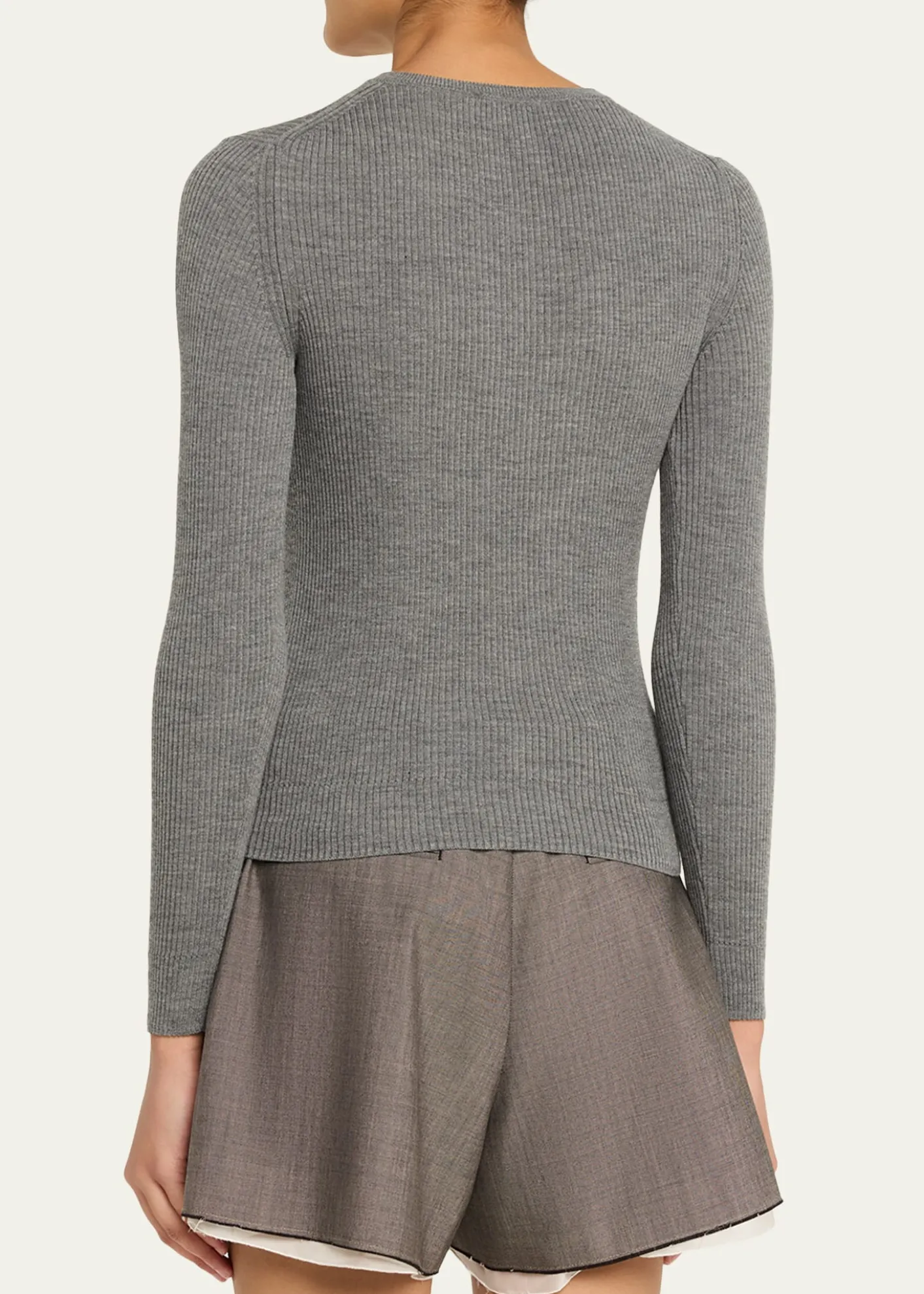 NACKIYEInsider Wool Rib Henley Top