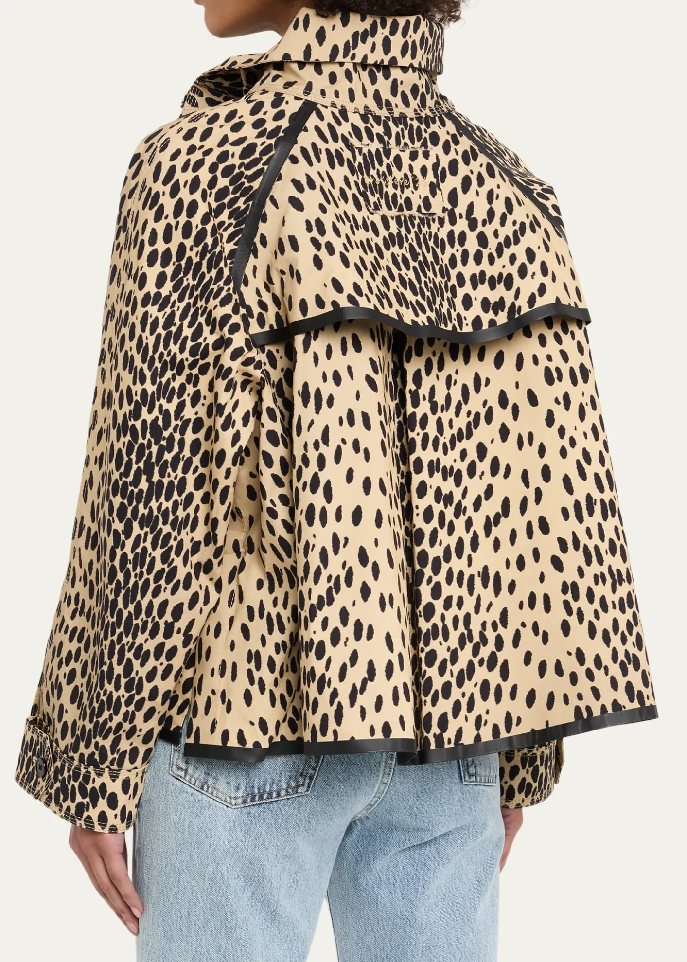 NACKIYESpotted Cotton Fisherman Coat