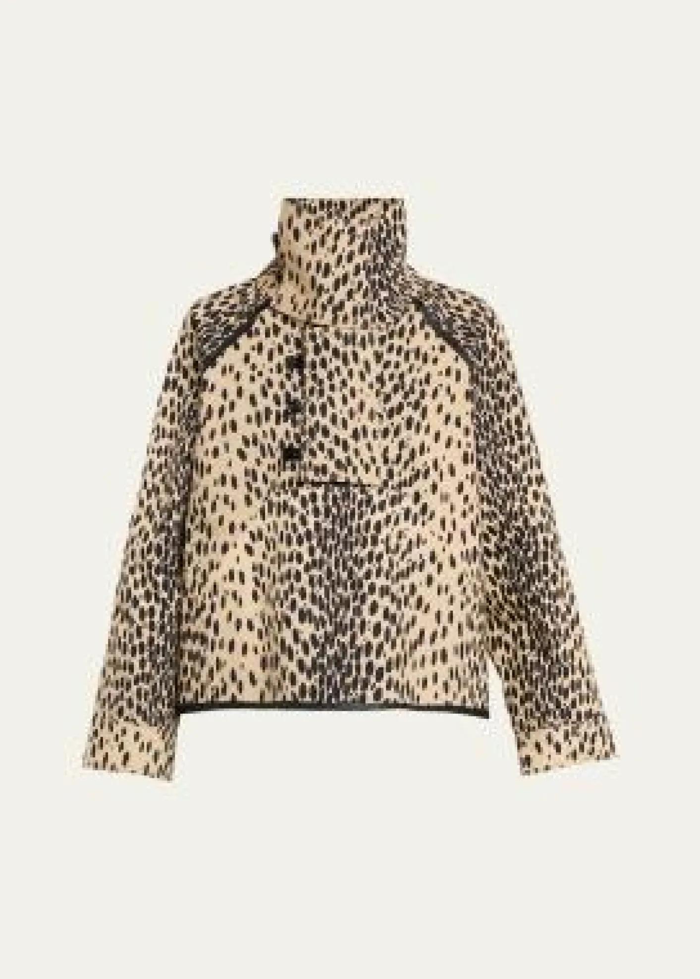 NACKIYESpotted Cotton Fisherman Coat