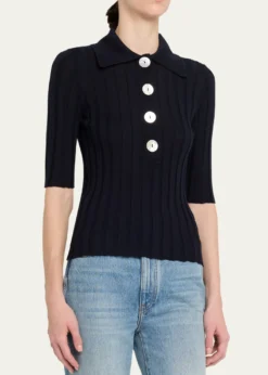 NACKIYESugarman Short Sleeve Knit Polo