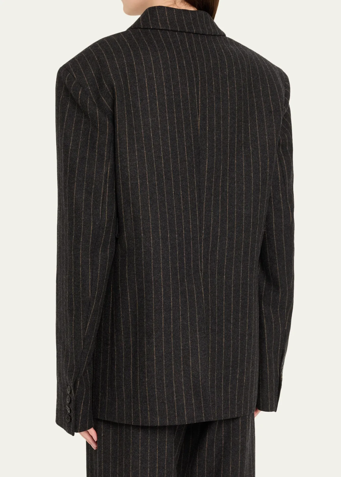 NanushkaOsono Pinstripe Wool Blazer
