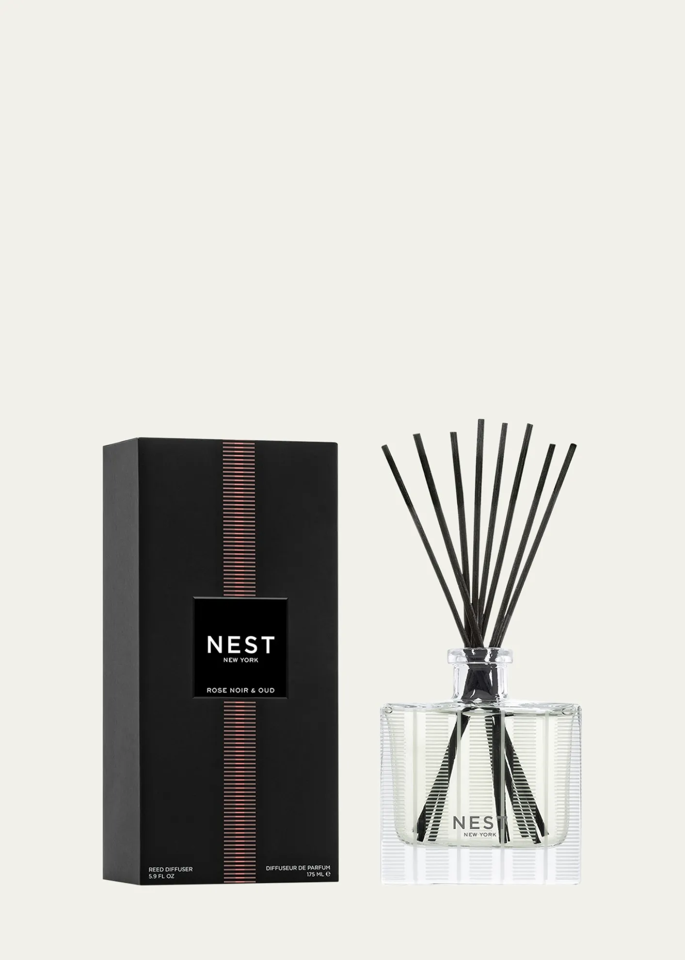 NEST New YorkRose Noir Oud Reed Diffuser, 5.9 oz.