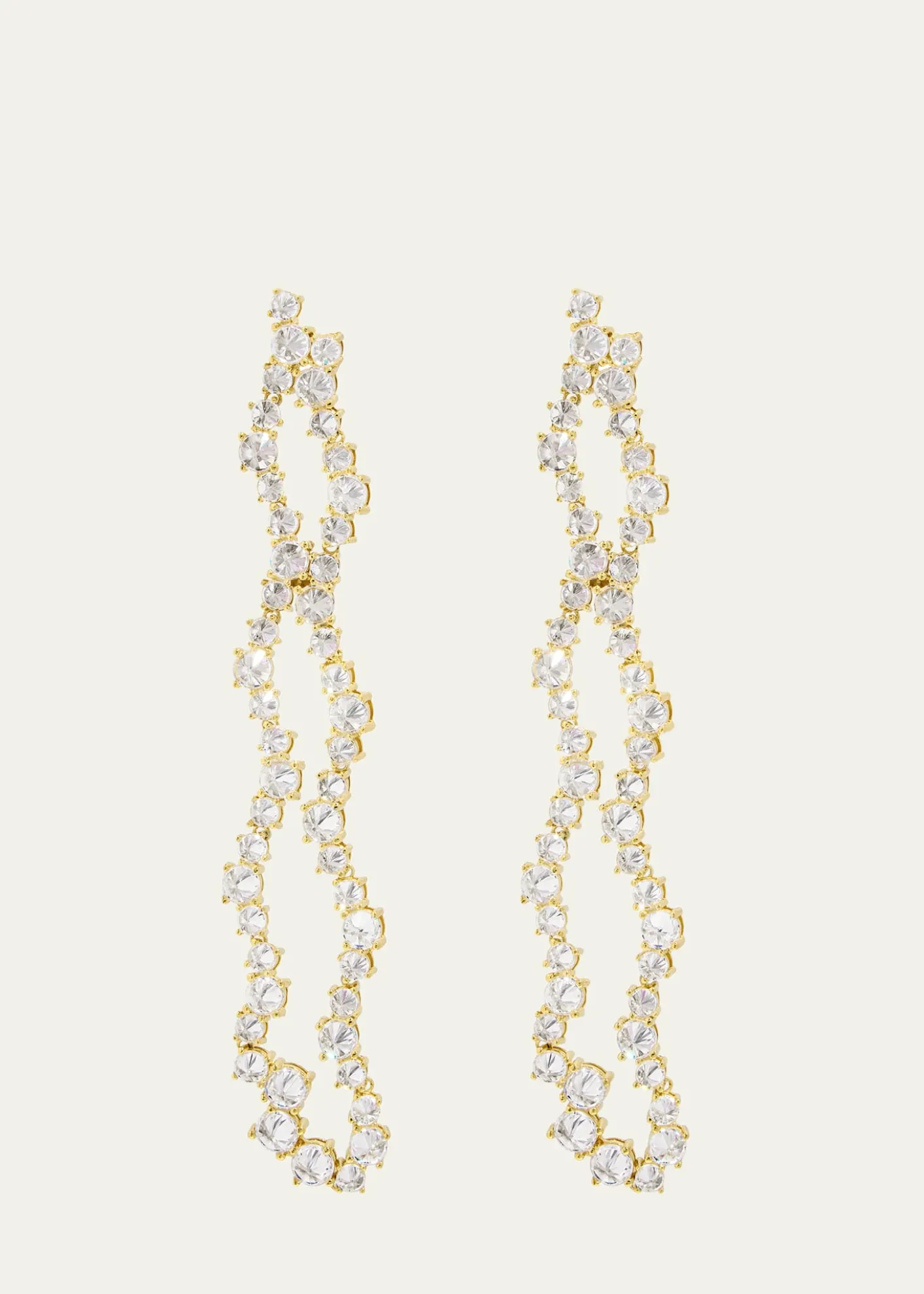 Nickho ReyBowie Statement Earrings, Gold