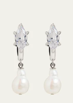 Nickho ReyParisian Pearl Earrings, White