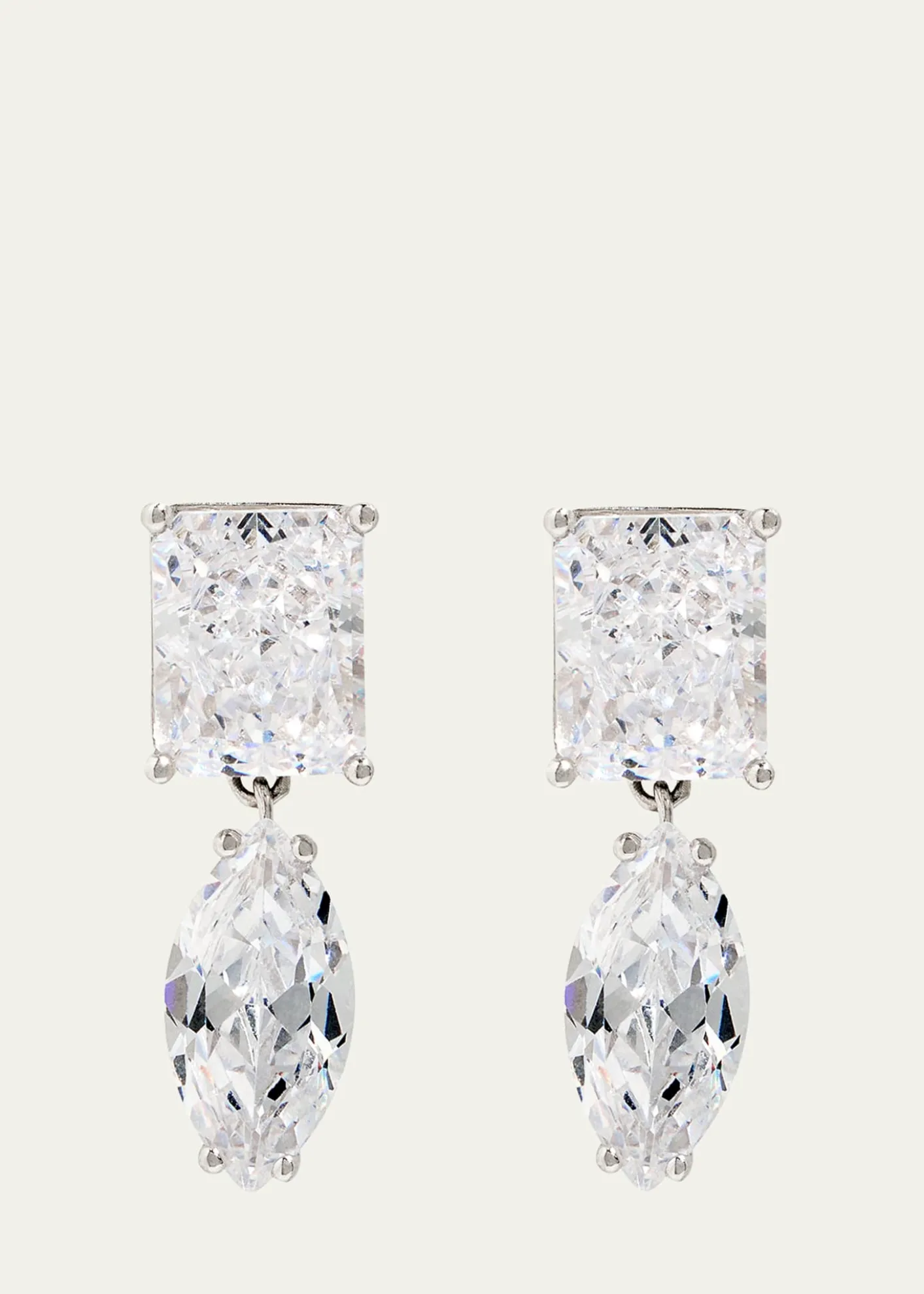Nickho ReyAlberto Drop Earrings, White