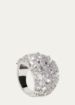 Nickho ReyStetson Ring, White, Size 7