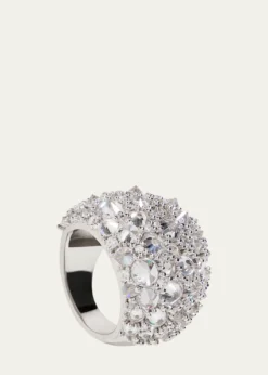 Nickho ReyStetson Ring, White, Size 8