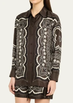 Nili LotanAlfie Silk Shirt