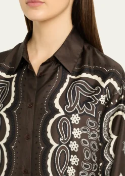 Nili LotanAlfie Silk Shirt