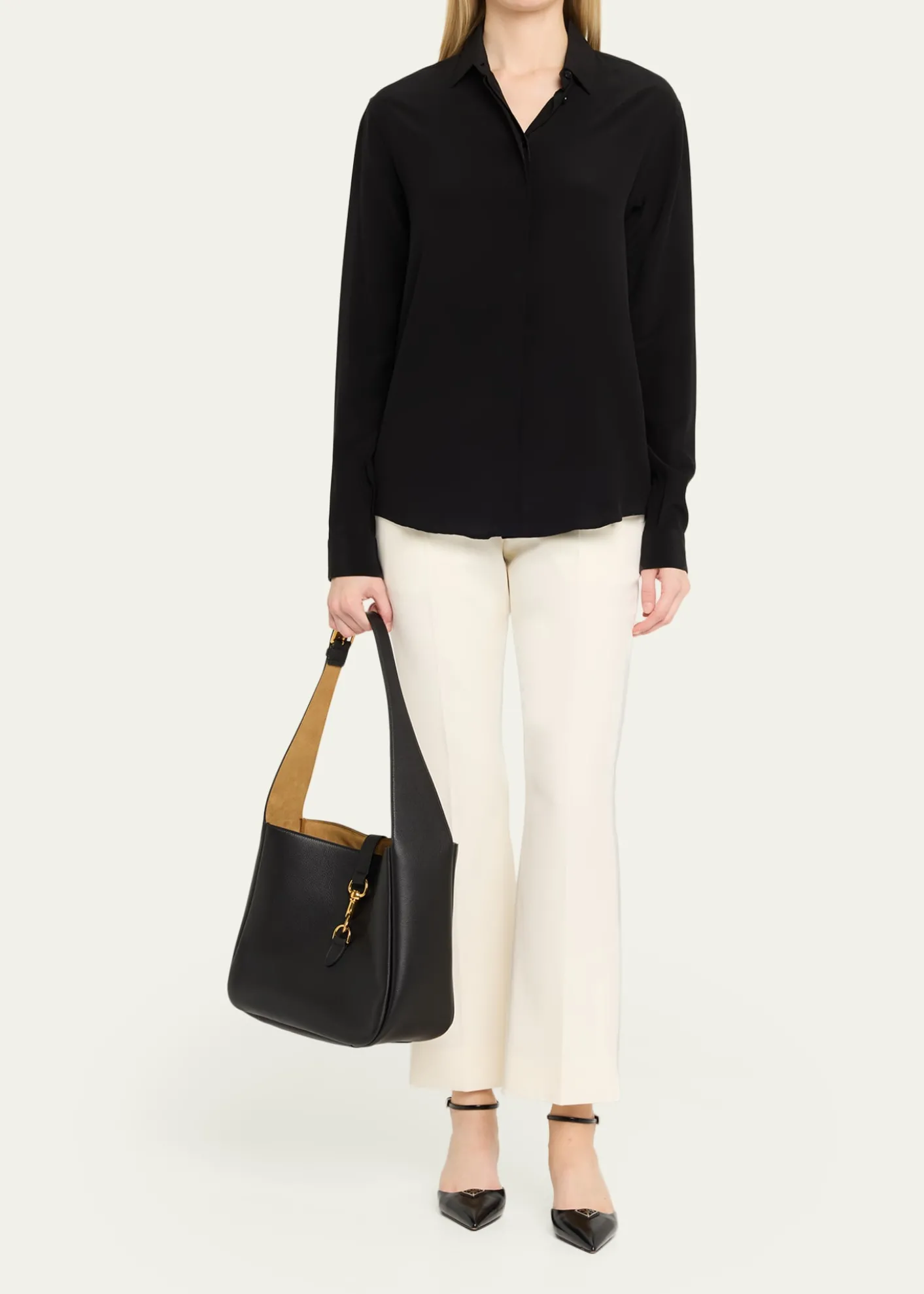 Nili LotanAnita Leather Shoulder Bag