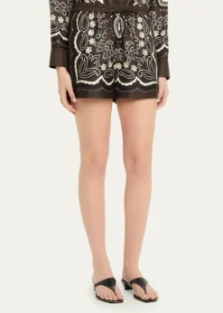 Nili LotanFrances Silk Shorts