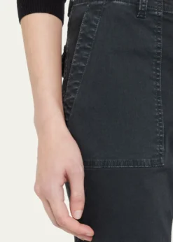 Nili LotanJenna Cropped Raw-Edge Pants