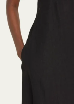 Nili LotanLelia Halter Backless Linen Maxi Dress